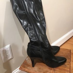 Tall black boots